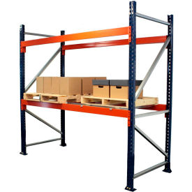 Teardrop Bolted Pallet Rack, Starter, 96"W x 42"D x 96"H