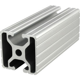 15 Series 1-1/2" x 1-1/2" Lite Opposite Bi T-Slotted Extrusion Profile, 120"L Stock Bar