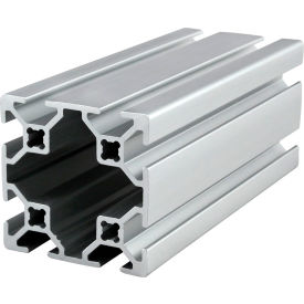 1-9/16" x 1-9/16" Eight T-Slotted Extrusion Profile, 238-3/16"L Stock Bar