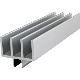15 Series 1-1/8" x 5/8" Upper Door Slide Track, 120"L Stock Bar