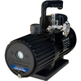 Black Series Vacuum Pump, Two Stage, 15 oz. Oil Capacity, 110V, 6 CFM