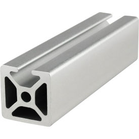 25 Series 1" x 1" Mono T-Slotted Extrusion Profile, 238-3/16"L Stock Bar