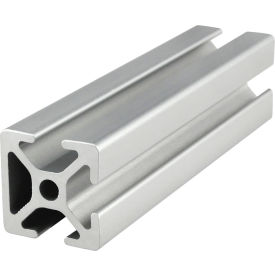 25 Series 1" x 1" Tri T-Slotted Extrusion Profile, 118-1/8"L Stock Bar