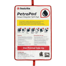 PetroPad Smart Polymer Spill Pad, 35-13/16"L x 53-7/8"W, Large, White, Pack of 2