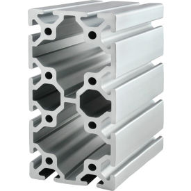 40 Series 3-1/8" x 6-5/16" Twelve T-Slotted Extrusion Profile, 238-3/16"L Stock Bar