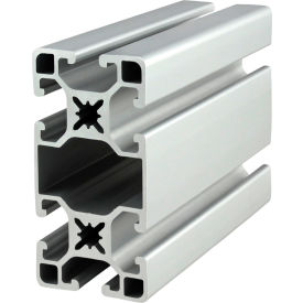40 Series 1-9/16" x 3-1/8" Ultra Lite Six T-Slotted Extrusion Profile, 238-3/16"L Stock Bar
