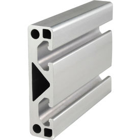 40 Series 3-1/8" x 13/16" Bi T-Slotted Extrusion Profile, 118-1/8"L Stock Bar