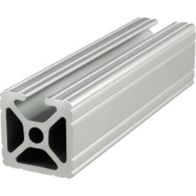 10 Series 1" x 1" Mono T-Slotted Extrusion Profile, 120"L Stock Bar