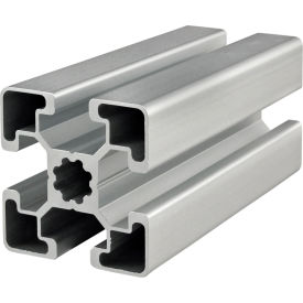45 Series 1-3/4" x 1-3/4" Lite Four T-Slotted Extrusion Profile, 118-1/8"L Stock Bar
