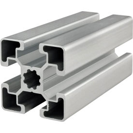 45 Series 1-3/4" x 1-3/4" Lite Four T-Slotted Extrusion Profile, 238-3/16"L Stock Bar