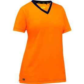 Women's Short Sleeve T-Shirt, XL, Hi-Vis Orange