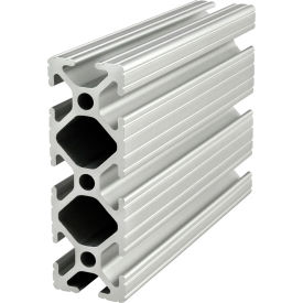 10 Series 1" x 3" Eight T-Slotted Extrusion Profile, 120"L Stock Bar