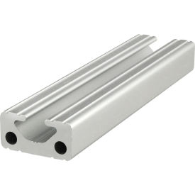 10 Series 1" x 1/2" Mono T-Slotted Extrusion Profile, 120"L Stock Bar