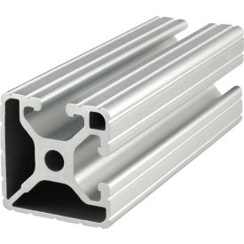 15 Series 1-1/2" x 1-1/2" Lite Bi T-Slotted Extrusion Profile, 120"L Stock Bar
