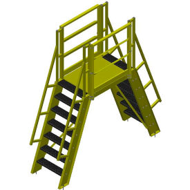Crossover Ladder, 36"L x 28-1/2"W x 106-7/16"H