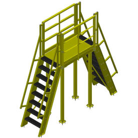 Crossover Ladder, 48"L x 28-1/2"W x 118-7/16"H