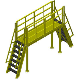 Crossover Ladder, 96"L x 28-1/2"W x 106-7/16"H