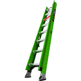 Little Giant Hyperlite Extension Ladder with Cable Hooks and V-Rung, 16 feet, Type IAA, 375 lb. Capacity