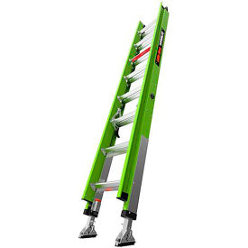 Little Giant Hyperlite Extension Ladder with Ground Cue and V-bar, 16 feet, Type IAA, 375 lb. Capacity
