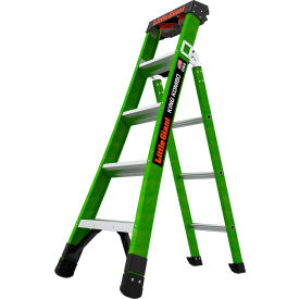 King Kombo Professional Combination Ladder, 5' Type IAA, 4 Step, 375 lb. Capacity