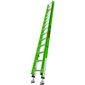 Little Giant Hyperlite Extension Ladder w/ Cable Hooks & Pole Strap, 28' Type IAA, 375 lb. Capacity