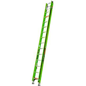 Little Giant Hyperlite Extension Ladder w/ Ground Cue, V-bar & Sure Set, 28' Type IAA, 375 lb. Cap.