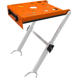 Platform Pro Tray For Articulated Extendable Ladders, 300 lb. Capacity, Orange