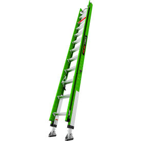 Little Giant: Hyperlite Extension Ladder w/ V-Rung & Ratchet Leveler, 24' Type IAA, 375 lb Cap