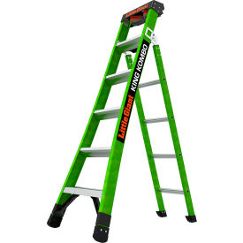 Little Giant King Kombo Professional Combination Ladder, 6' Type IAA, 5 Step, 375 lb. Capacity
