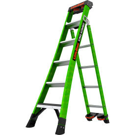 Little Giant King Kombo Ladder w/ Grip-N-Go Single Release Hinge, 6' Type IAA, 5 Step, 375 lb. Cap.