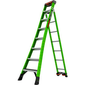King Kombo Combination Ladder w/ Grip-N-Go Hinge, 8' Type IAA, 7 Step, 375 lb Cap