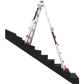 Defender Articulated Extendable Ladder, Aluminum, 5' Type IA, 300 lb. Capacity