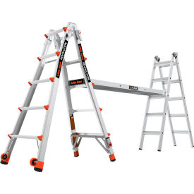 Little Giant Revolution 2.0 Articulated Extendable Ladder with Ratchet Leveler, 5' Type IA, 300 lb Capacity