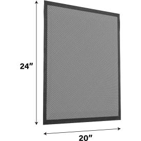 Permanent Washable Electrostatic Air Filter, 20 x 24 x 1", MERV 8