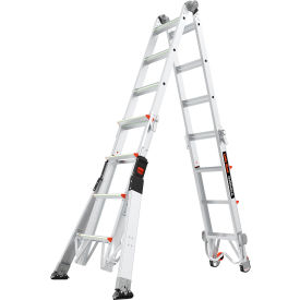 Overhaul Articulated Extendable Ladder, Aluminum, 4' Type IAA, 375 lb. Capacity