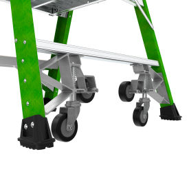Cage Tip & Glide/Side-Tip Wheels Kit For Ladder