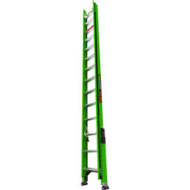 Little Giant SumoStance Extension Ladder with Hyperlite Tech and V-Rung, Fiberglass, 28 feet Type IA
