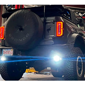 Reverse Bolt-On Hitch Bar LED Flood Light For 2020-Current Ford Bronco