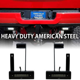 Reverse Bolt-On Hitch Bar LED Flood Light For 2013-Current Dodge Ram 2500, 4.4A