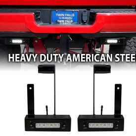 Reverse Bolt-On Hitch Bar LED Flood Light For 2013-Current Dodge Ram 2500, 1.6A