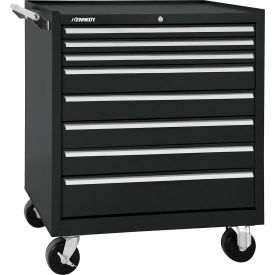 K2000 8 Drawer Roller Cabinet, 24"W x 20"D x 39"H, Black