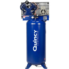 Quincy QT Pro Two Stage Air Compressor, Vertical, 7.5 HP, 80 G Capacity, 3 Phase, 460V