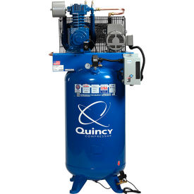 Two Stage Air Compressor, Vertical, 10 HP, 120 G Capacity, 3 Phase, 230V