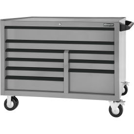 Maintenance Pro 9 Drawer Roller Cabinet, 53-1/2"W x 25"D x 41"H, Gray
