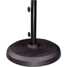 Commercial Round Base For Libra, Cast Aluminum, 150 lb. Weight, Black