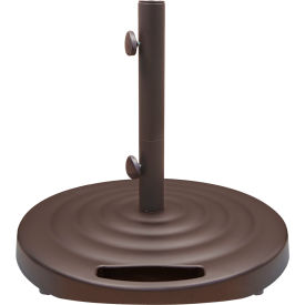 Round Base w/ Wheels For Libra, Cast Aluminum, 100 lb. Weight, Bronze