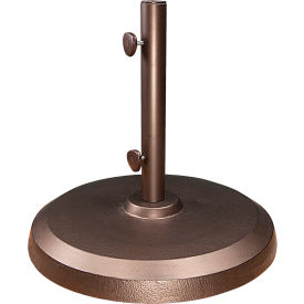 Commercial Round Base For Libra, Cast Aluminum, 150 lb. Weight, Bronze