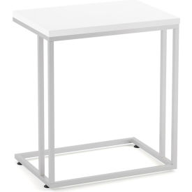 Reception Tables Side C Table w/ Laminate Top, 22-1/4"Wx15-3/4"Dx25-1/2"H, White