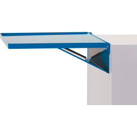 Fold-Away/Drop Cabinet Shelf, 20-1/8"W x 17-1/4"D x 1"H, Blue