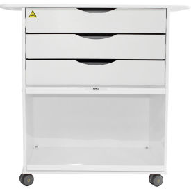 MRI Extra Wide Core Cart, 36"L x 17-3/4"W x 33-1/8"H, White